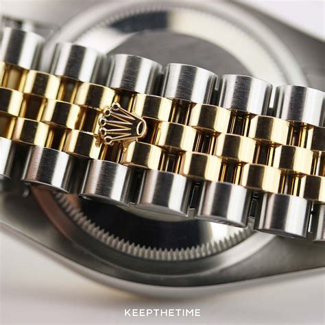 rolex two tone submariner clasp|how to open Rolex clasp.